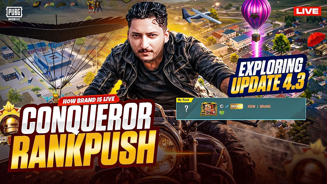 Conqueror Done😎 | Update 4.3 Old Current Is Back | Pubg Mobile | How Brand