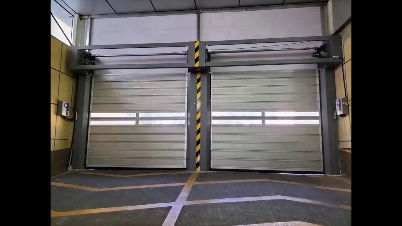 Aluminum high speed spiral door