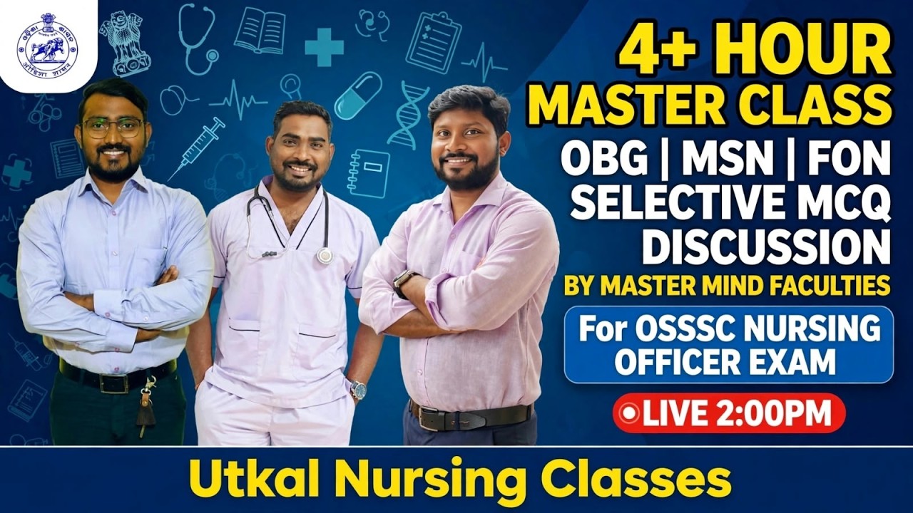 SUNDAY MAHA MARATHON  CLASS-5 || OBG || MSN|| FON|| MCQ DISCUSSION | FOR UPCOMING OSSSC NURSING EXAM