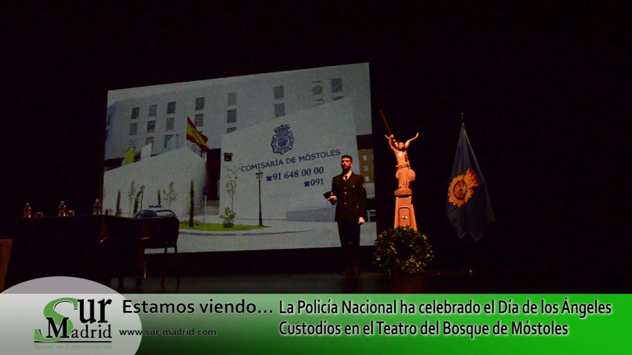 Acto anual de entrega de condecoraciones y distinciones de la Policía Nacional de Móstoles