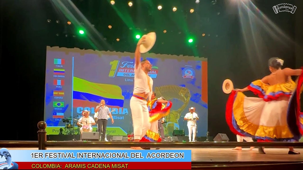 PRIMER FESTIVAL INTERNACIONAL DEL ACORDEON EN LIMA PERU - DESDE COLOMBIA: ARAMIS