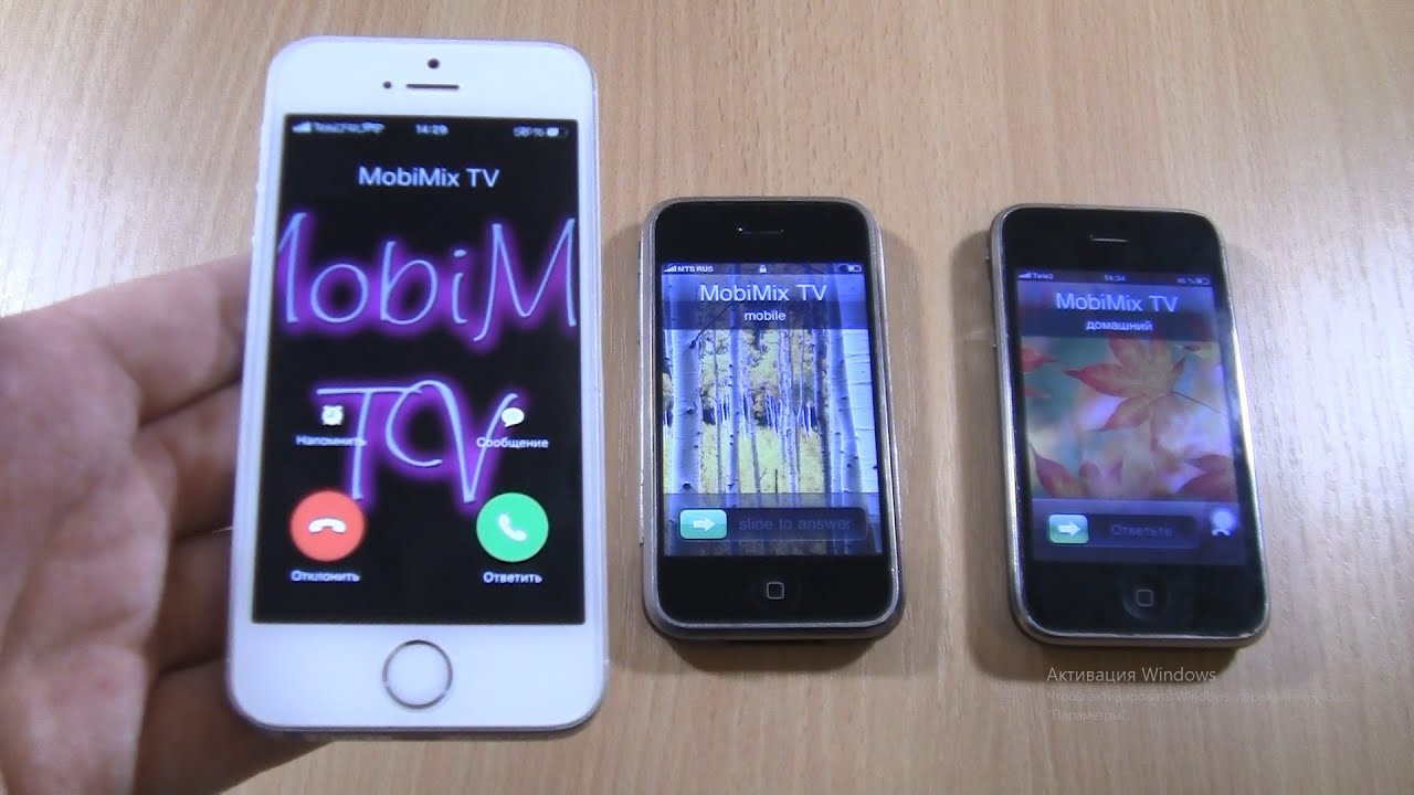 Apple iPhone SE & 2G & 3Gs incoming calls at the same time!