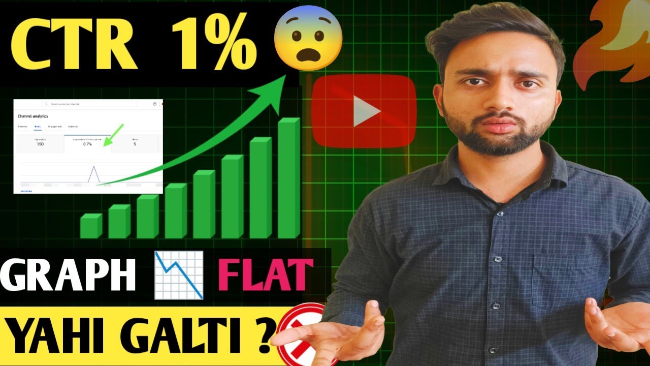Ye 3 YouTube Studio Graph Flat Hai? Isliye Views Nahi Aa Rahe |  0 Impression Ka Real Reason ?