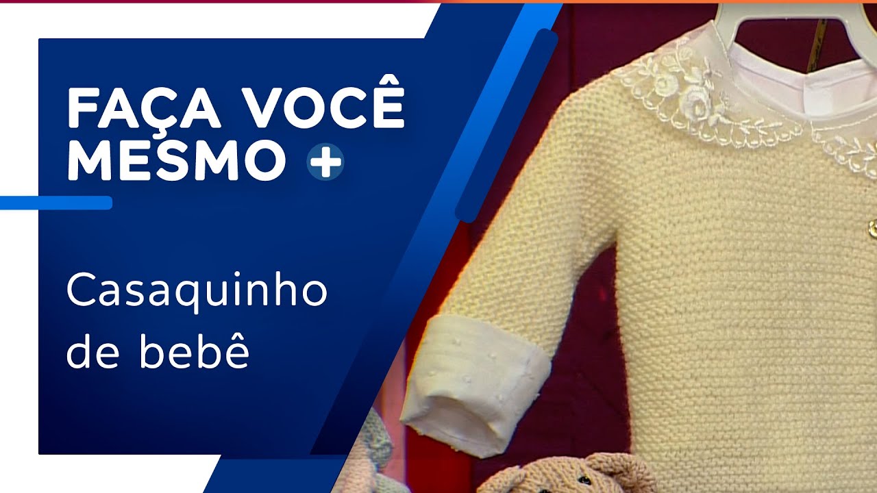 Casaquinho de bebê por Jaqueline Santos