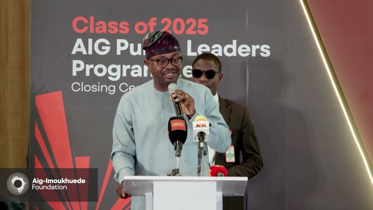 Keynote Speech by Hon. (Dr.)  Olubunmi Tunji-Ojo at Cohort 5 AIG PLP Closing Ceremony