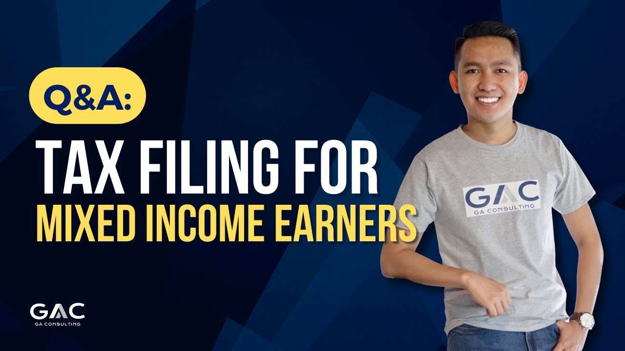 Tax Filing for Mixed Income Earners 🧐 #freelancer #tax #mixedincomeearner