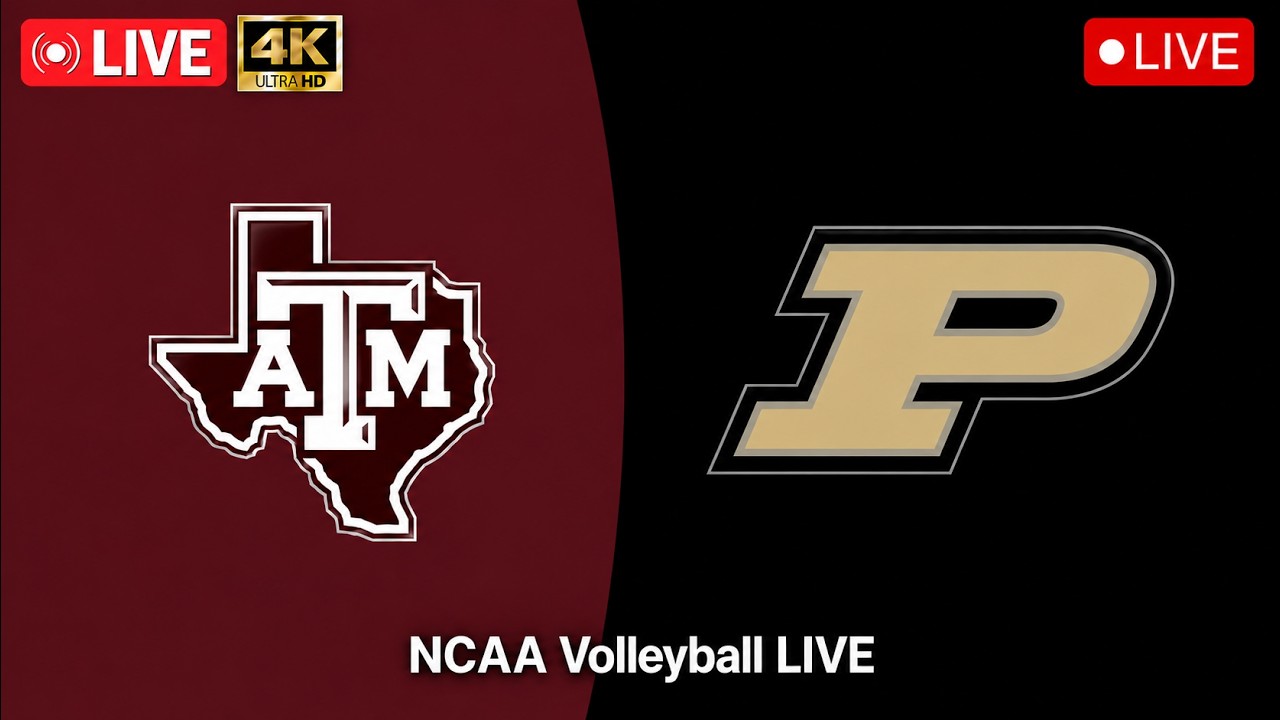 Texas A&M vs Purdue LIVE | NCAA Women's Volleyball LIVE