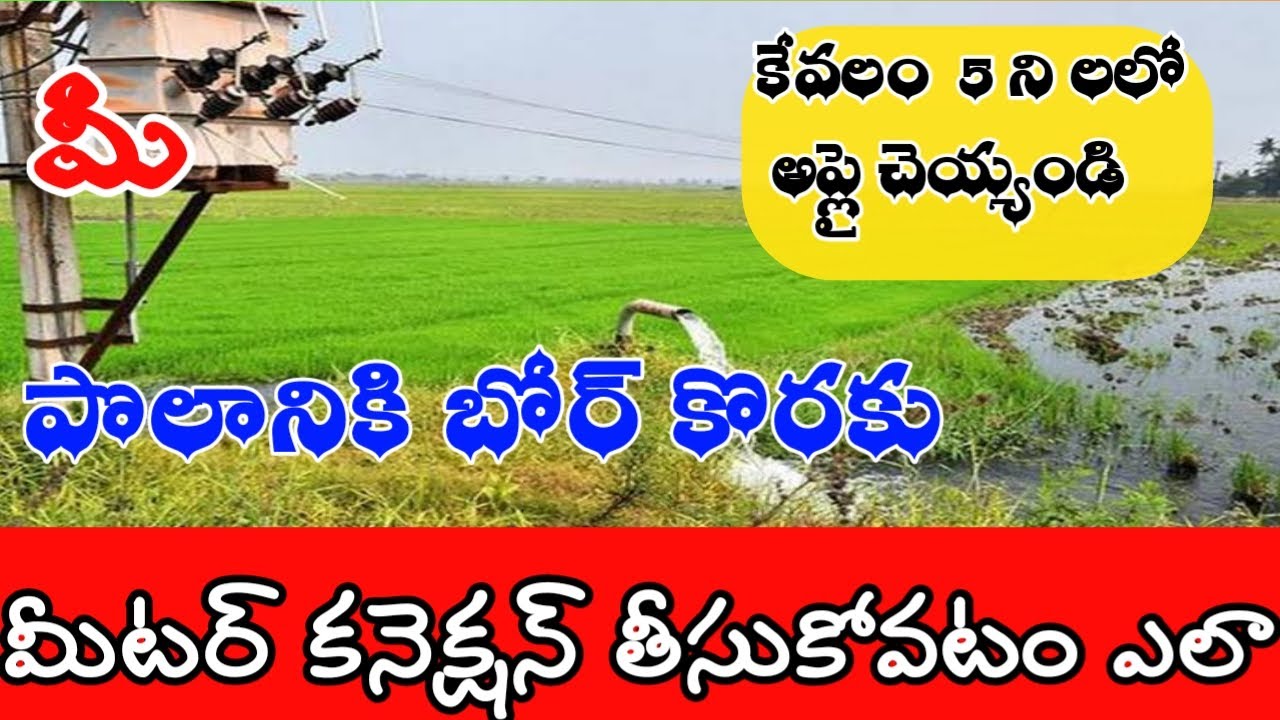 APSPDCL AGRICULTURE LAND NEW CONNECTION || JUST 50 RUPEES NEW APSPDCL CONNECTION