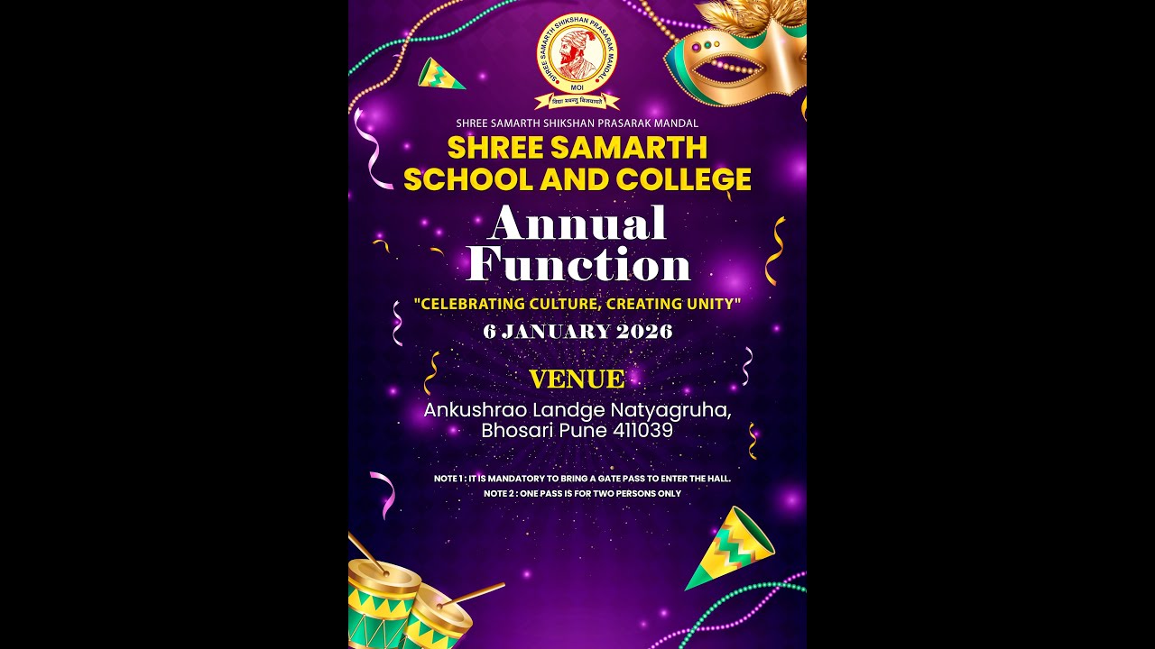 Live - SHREE SAMARTH SCHOOL & COLLEGE Session 03