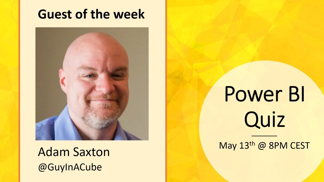 Power BI Quiz with Adam Saxton