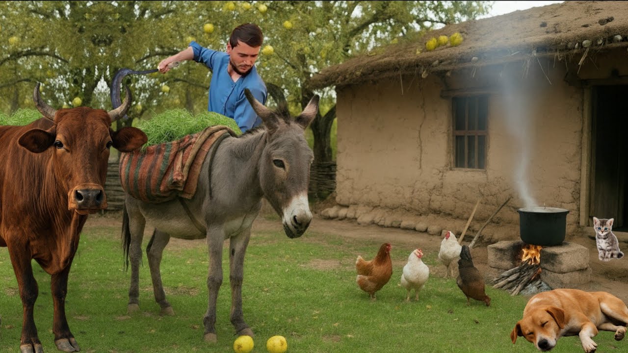 First Video - A Day in My Life in the Village #Afghanistan 