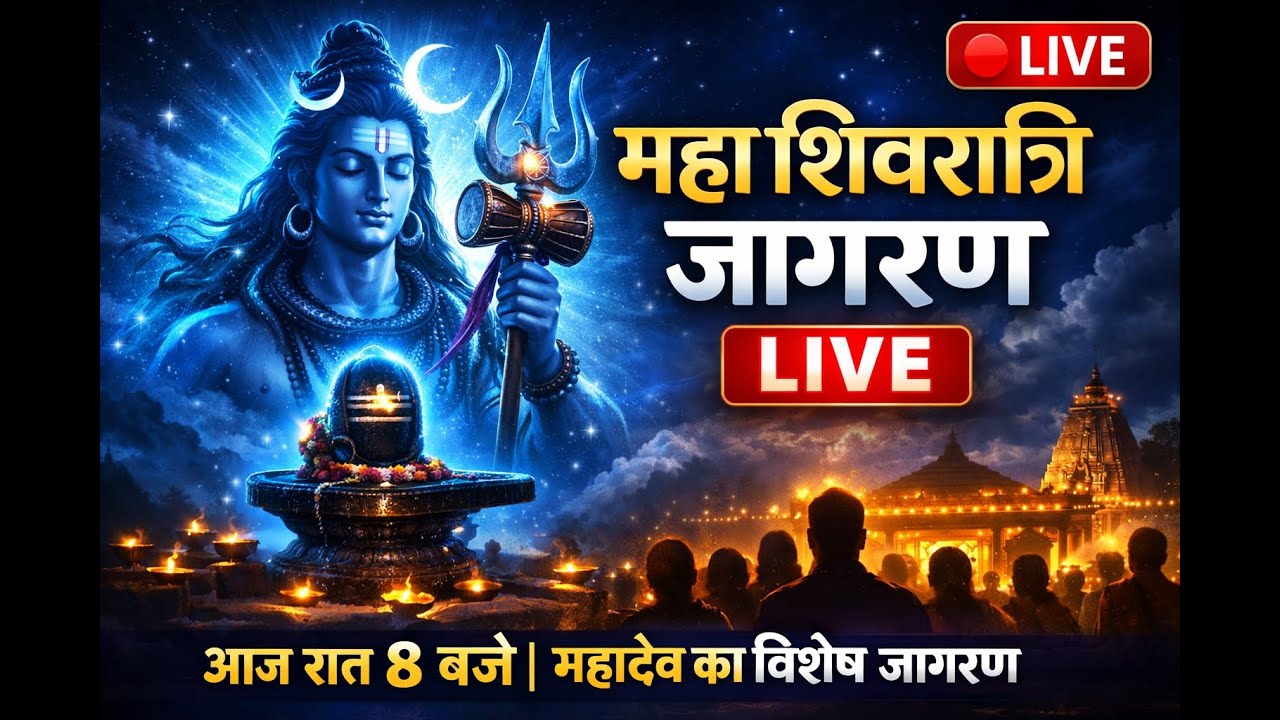 🔴 LIVE: महाशिवरात्रि जागरण | Shiv Jagran Live | Om Namah Shivaya | Mahadev Bhajan | Shivratri 2026