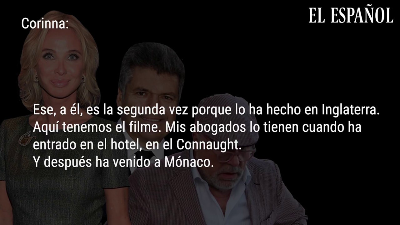 Corinna sobre la visita de Sanz Roldán: “Hizo amenazas contra mi vida y la de mis hijos”