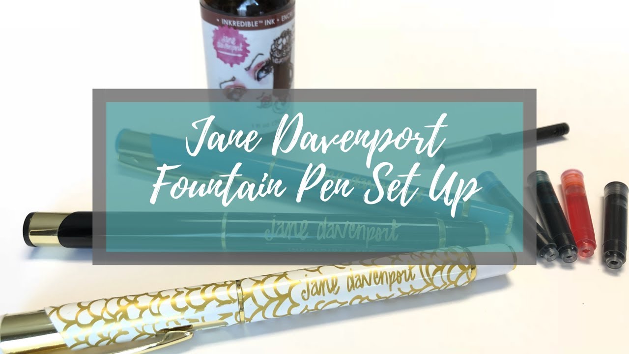 Jane Davenport INKredible Fountain Pet Set Up