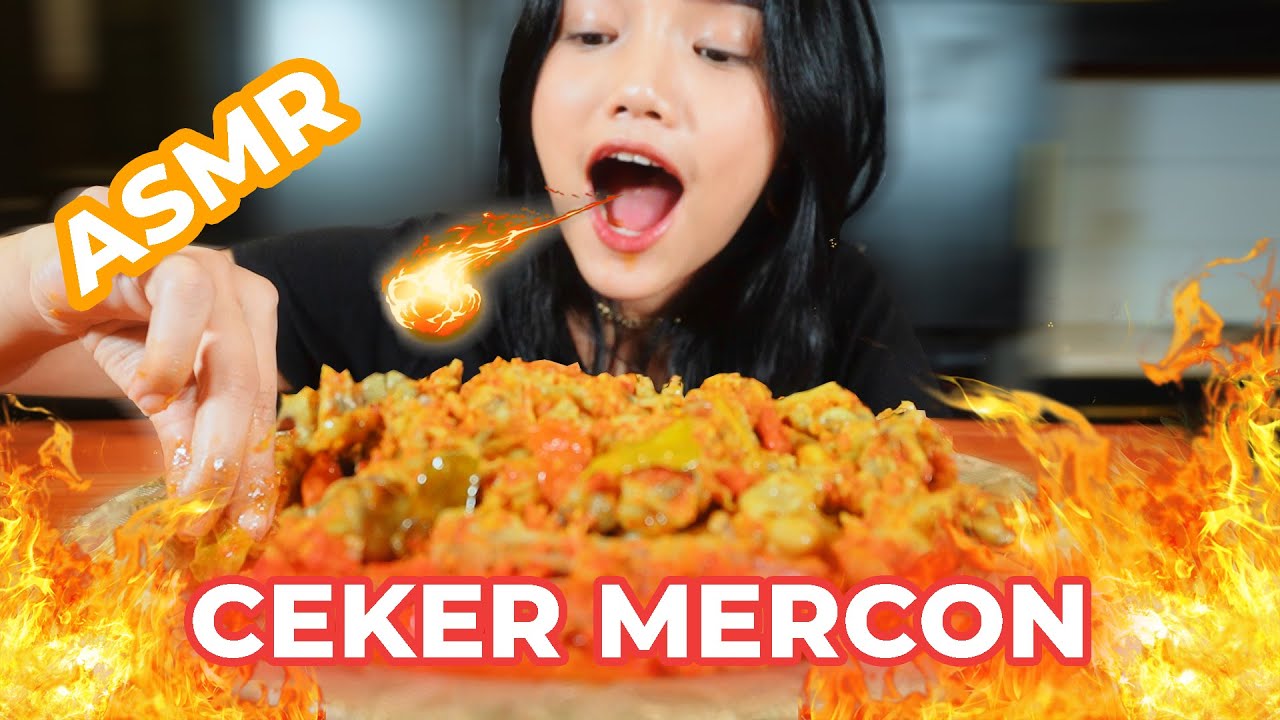 ASMR CEKER MERCON TERPEDAS,GAKUAT PEDASNYA???
