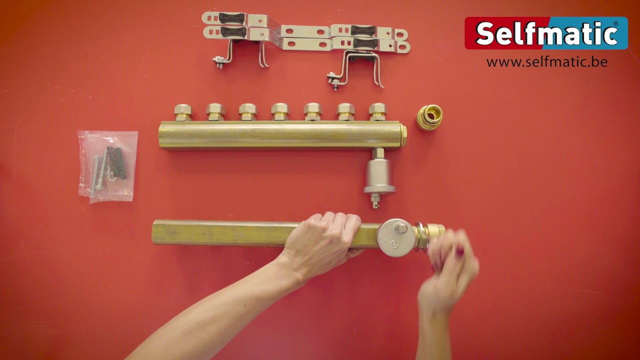 Installer les collecteurs pour le chauffage
