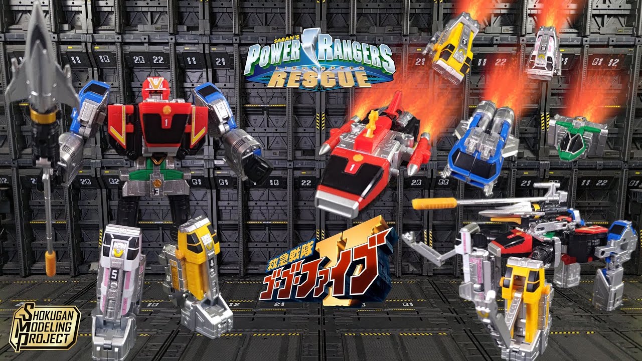 Bandai SMP Victory Mars GoGo V - Power Rangers Lightspeed Rescue Omega Megazord
