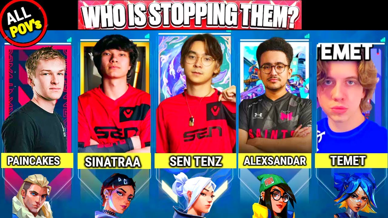 When 5 Stack in NA Ranked! ft. SEN TenZ, Sinatraa, Temet, Alexsandar & Paincake