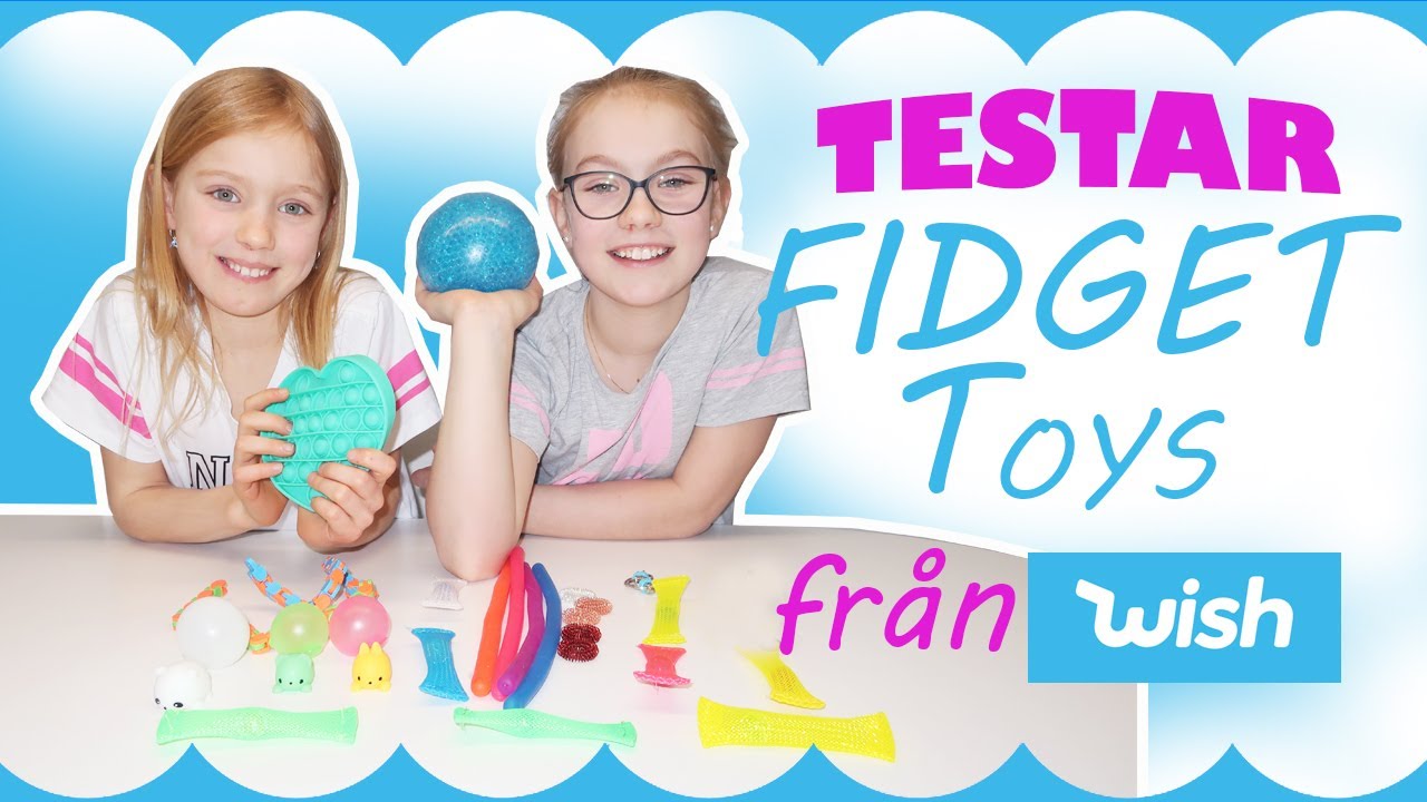 Vi testa massor av Fidget Toys