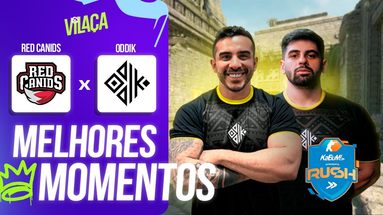 JOGÃO DE QUARTAS DE FINAL! Melhores Momentos: RED CANIDS vs. ODDIK - FERJEE RUSH 2025