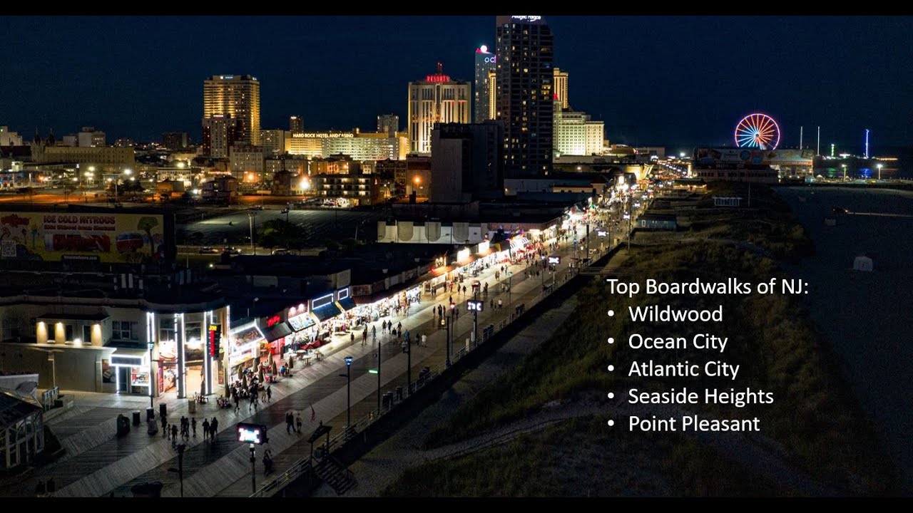 Best NJ Boardwalks - which is your favorite and why; includes tours of the top NJ Boardwalks