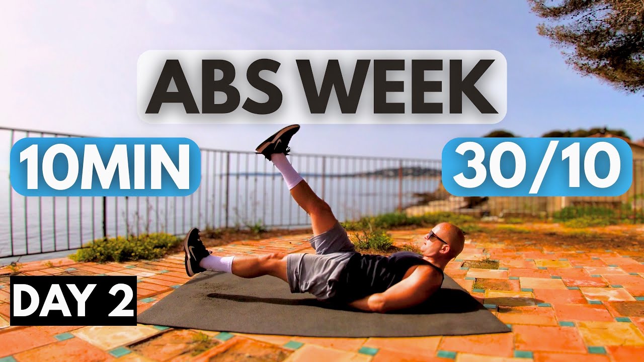 ABS WORKOUT 10 MIN / ABS IN ONE WEEK CHALLENGE - DAY 2