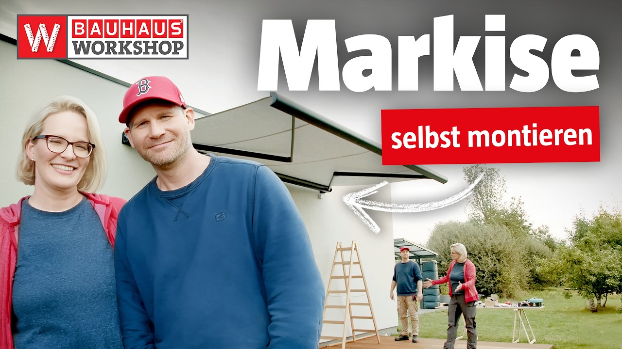 Vollkassettenmarkise montieren [Anleitung] | BAUHAUS Workshop