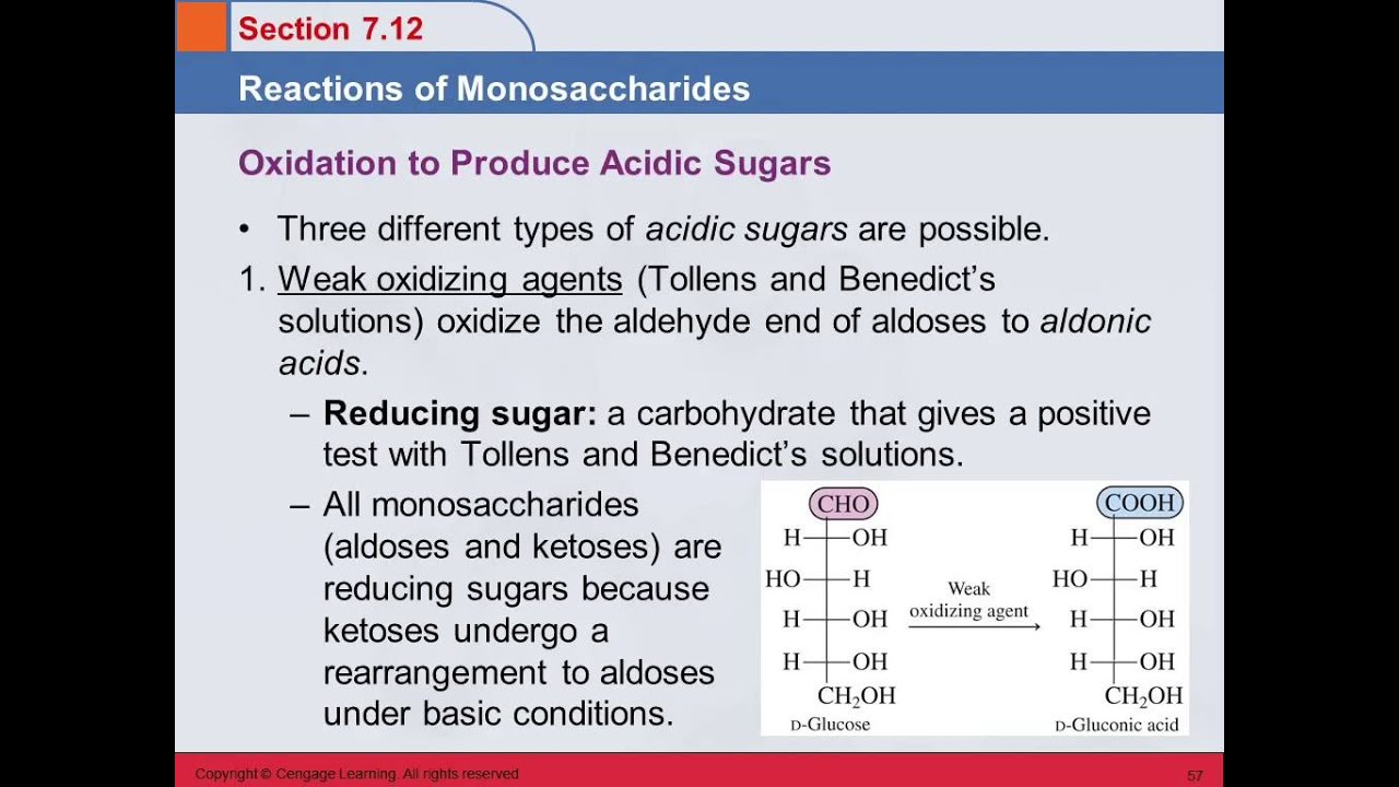 3B 7.12 Reactions of Monosaccharides
