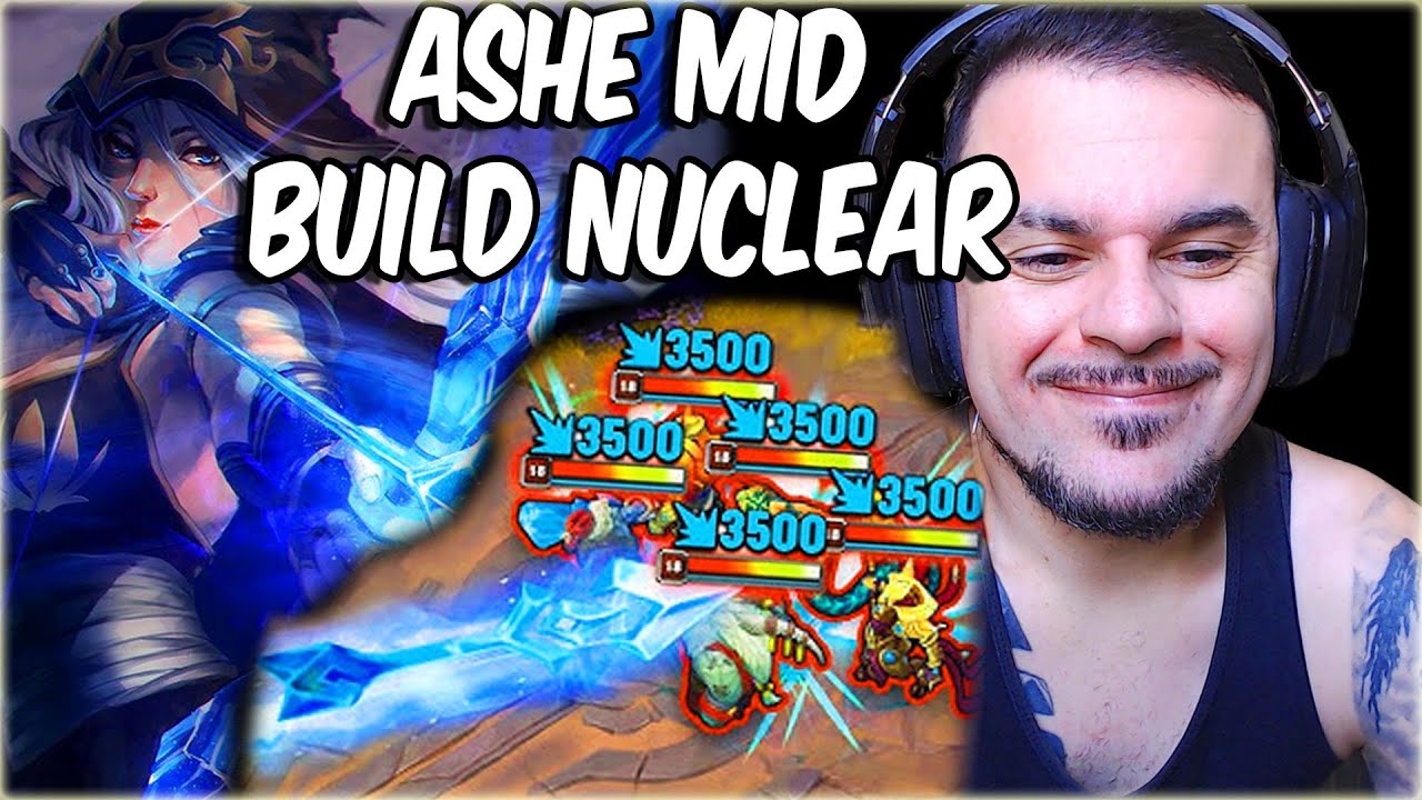 A ULTIMATE DA ASHE AP TÁ QUASE DANDO 1 HIT?! EU NÃO ACREDITEI NO DANO!!! #ashe #lol #leagueoflegends