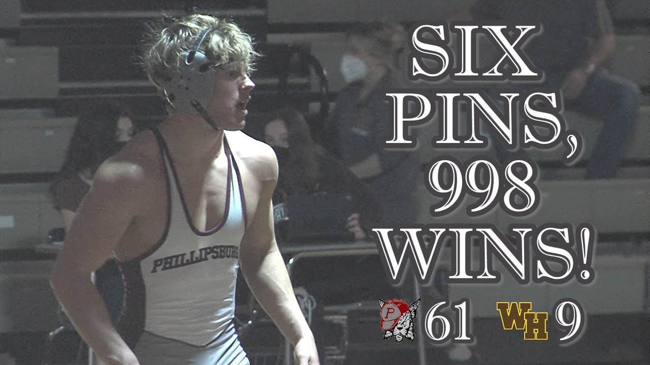 Phillipsburg 61 Watchung Hills 9 | HS Wrestling | Stateliners 6 pins