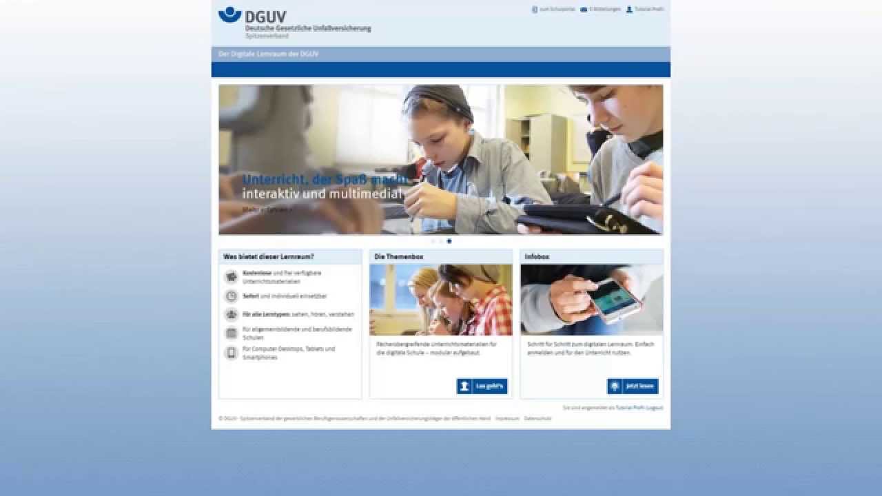 Einfach erklärt: Wo finden Sie was im Digitalen Lernraum der DGUV?