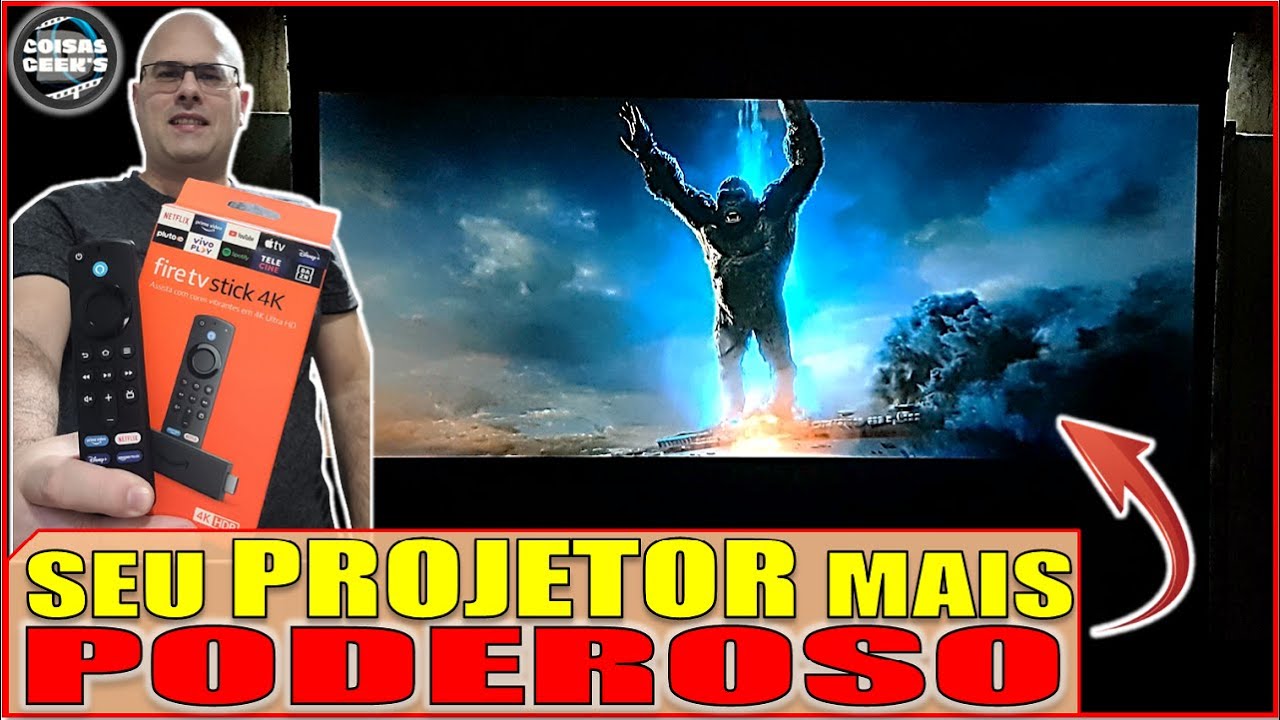 FIRESTICK 4K ULTRAHD. SEU PROJETOR OU TV NUNCA MAIS SERÃO O MESMOS ! Geek157