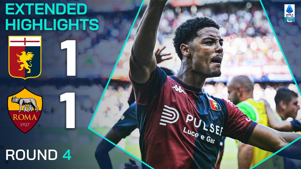GENOA-ROMA 1-1 | EXTENDED HIGHLIGHTS | SERIE A 2024/25