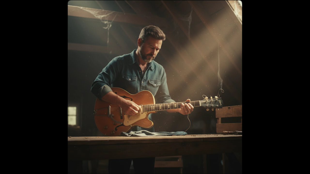 Dust on the archtop -original - Jim Radley