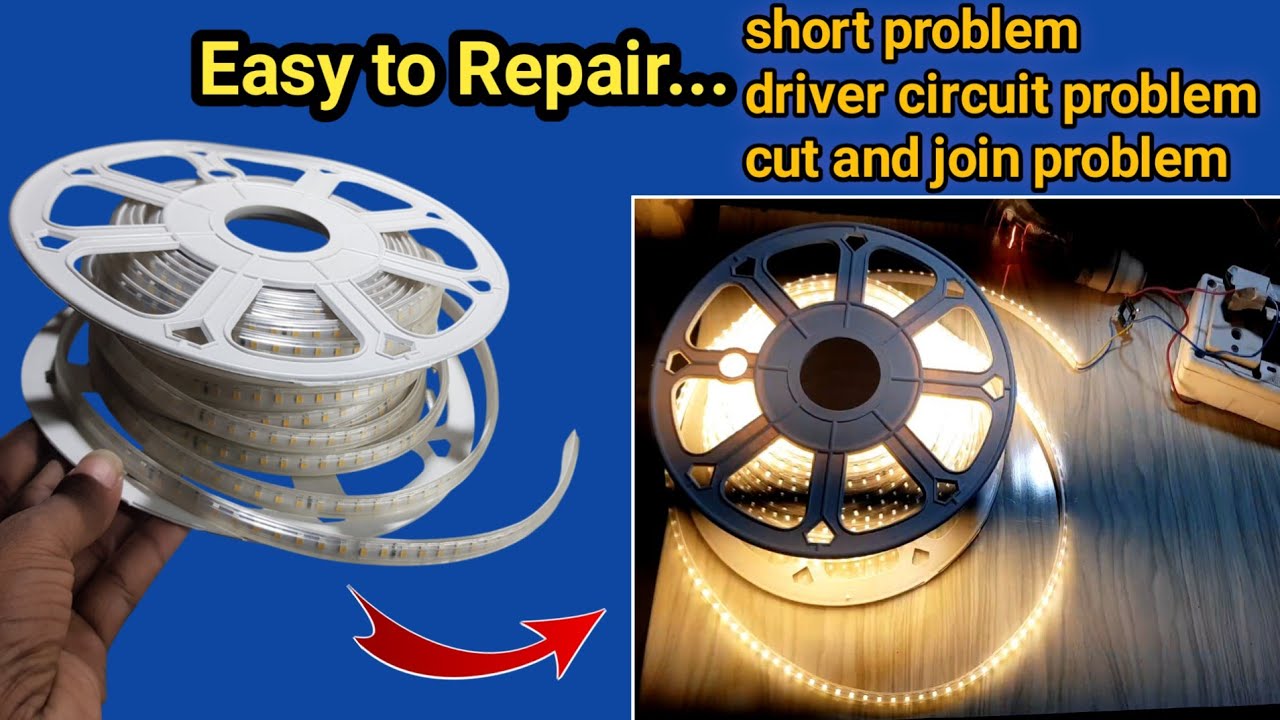 How to Fix Rope Light || How to Repair Led Rope Light || Led Strip Lights Repair