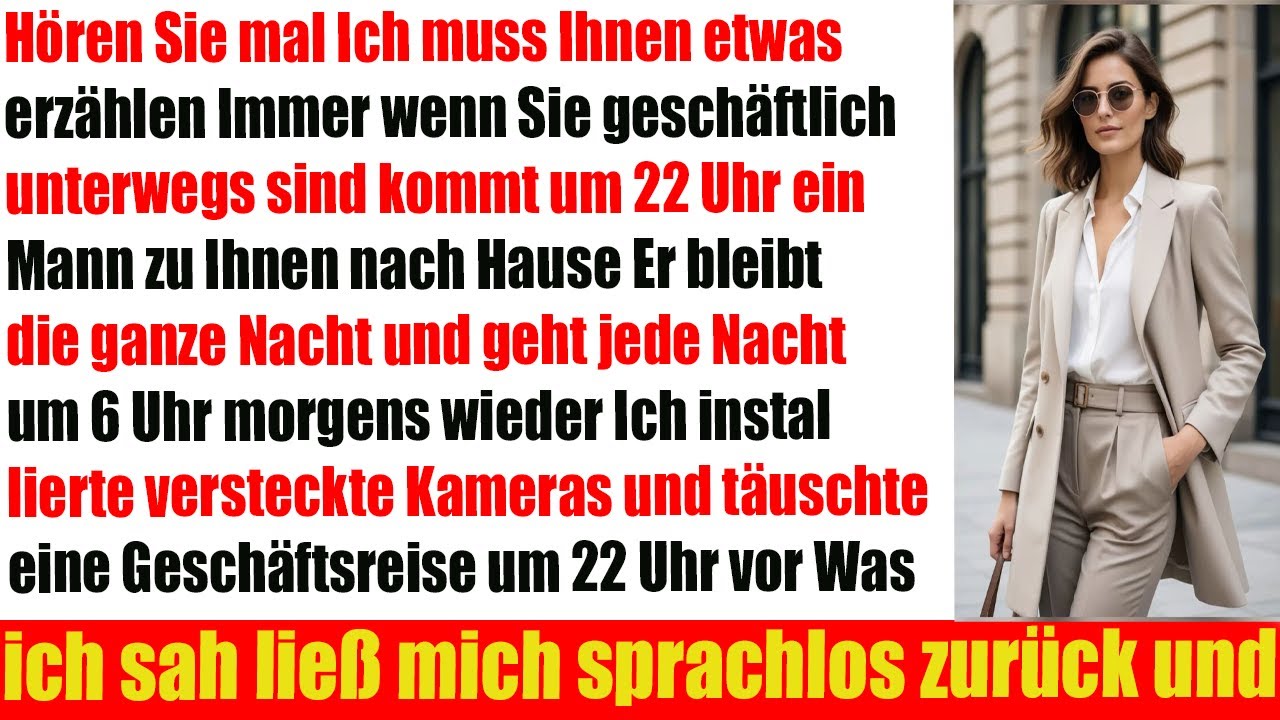 Mein Nachbar warnte mich Jeden Tag kommt ein Fremder in mein Hausalso installierte ich heimlich