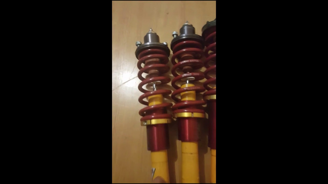 Koni Yellow Shocks and Ground Control Coilover Springs Combo for Honda
