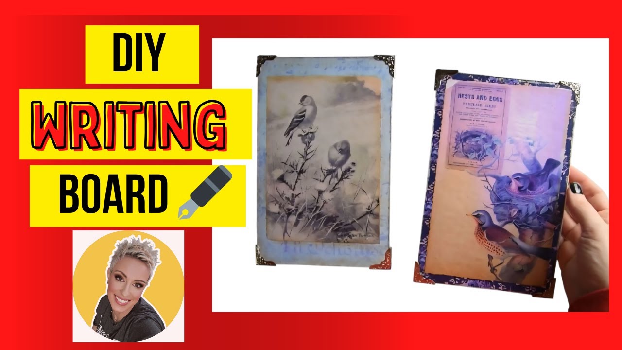 Tutorial: How to Make Writing Boards | DIY Junk Journal ✅