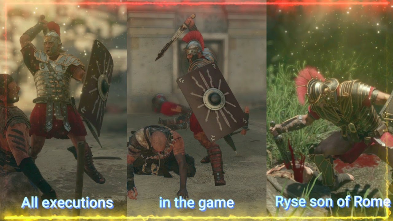 All executions in the game Ryse Son of Rome.🪓🪓