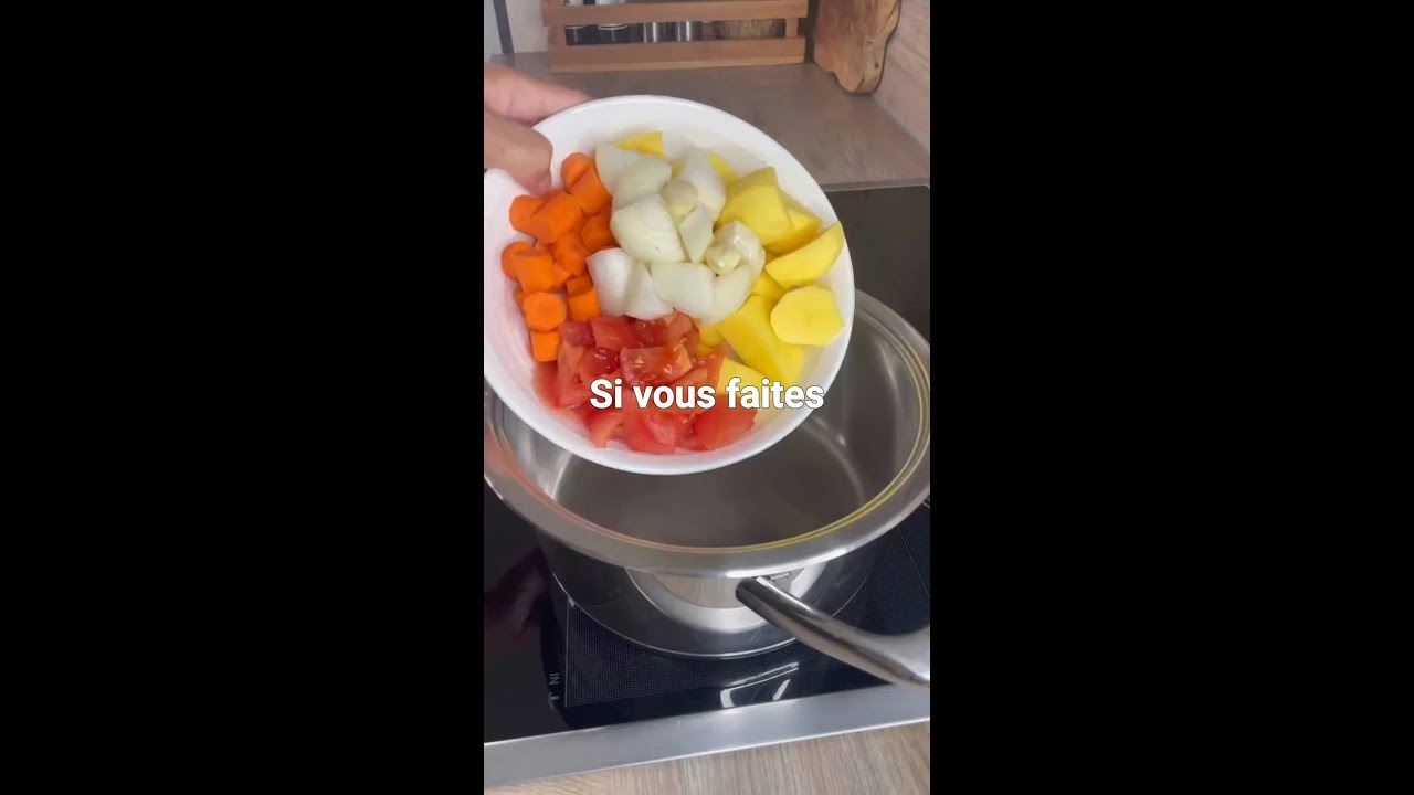 Soupe de poulet aux l&eacute;gumes 🍲🥦