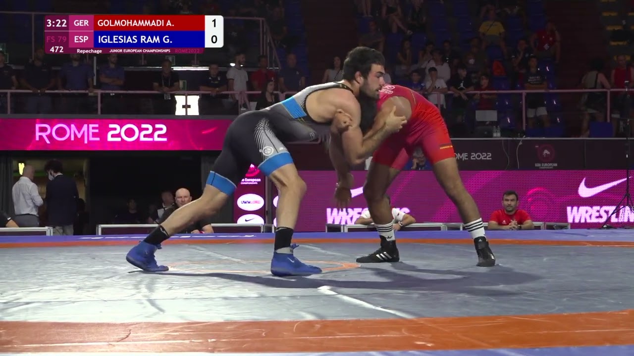 Repechage FS - 79 kg: A. GOLMOHAMMADI (GER) v. G. IGLESIAS RAM (ESP)
