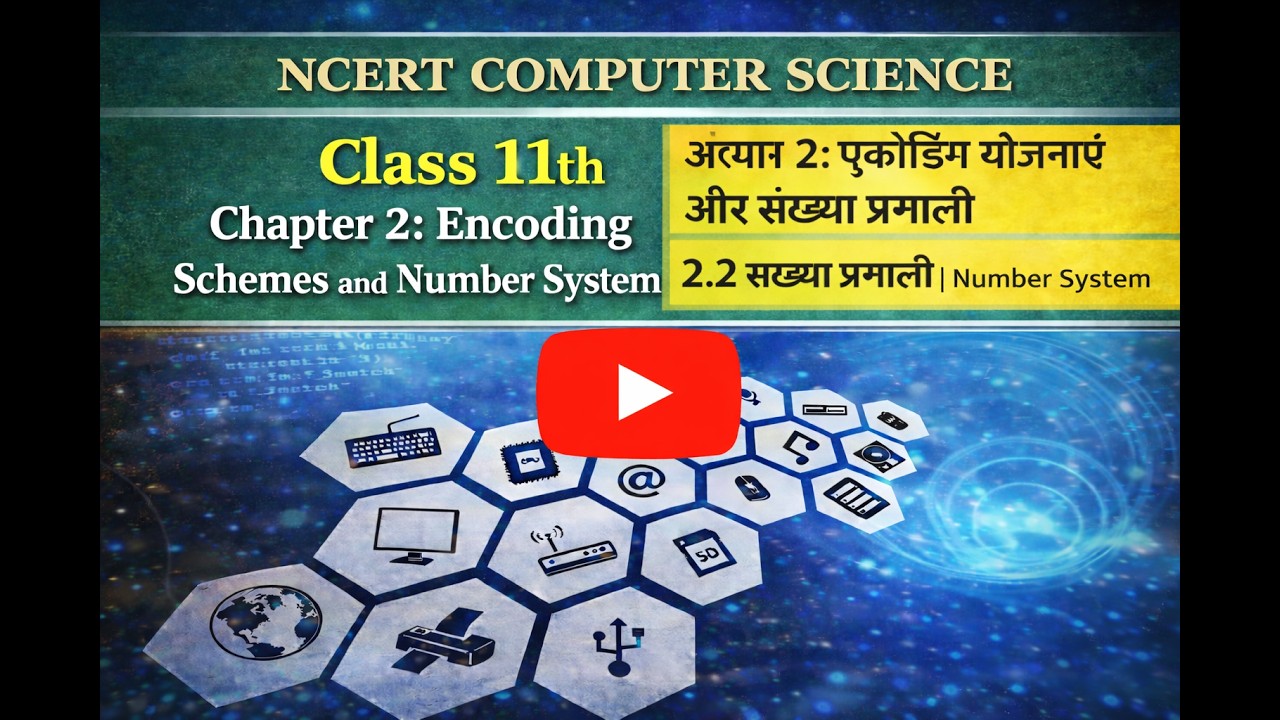 2.2 Number System | Chapter 2 Encoding Schemes and Number System | NCERT Class 11 Computer Science