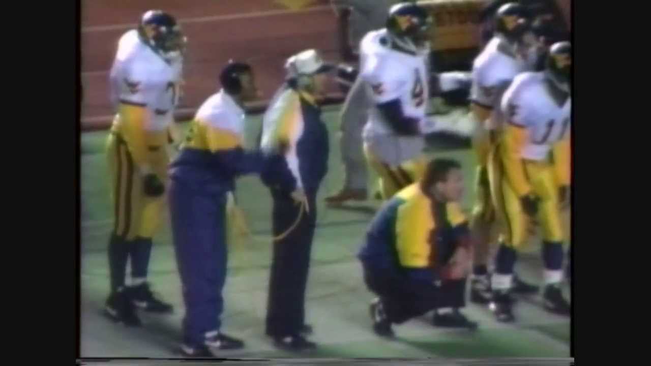 Last Minutes of WVU 1993 undefeated season.