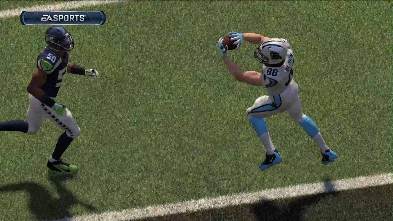 Madden NFL 16  Seahawks vs Panthers  NFC Divisional Playoff  2015/2016  Greg Olsen
