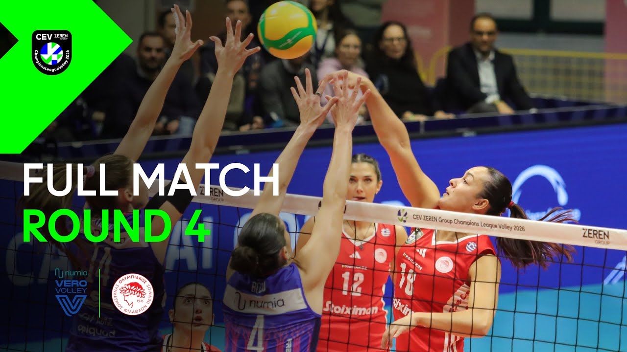 Full Match | Numia Vero Volley MILANO vs. Olympiacos PIRAEUS | CEV ZEREN Group CL Volley 2026