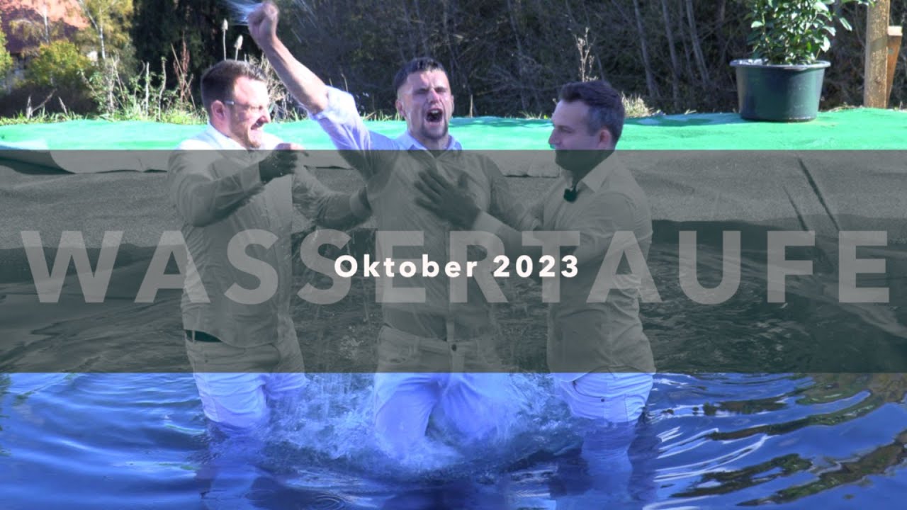 Wassertaufe Oktober 2023 | FECG Aldingen