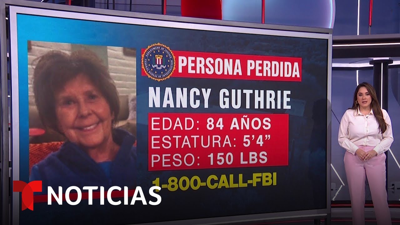 A siete días de la desaparición de Nancy Guthrie no hay una persona de interés | Noticias Telemundo