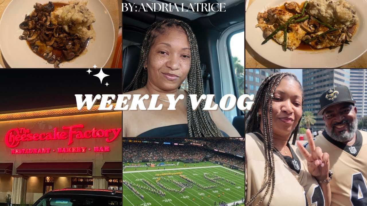 WEEKEND VLOG | SNIPPET IN MY LIFE | NFL GAME | NEW ORLEANS |