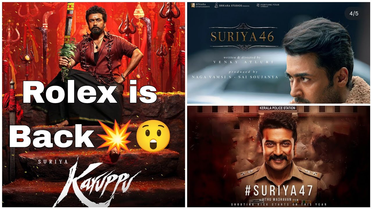 Surya Top 3 Upcoming Movies 2026 #tollywood #surya 