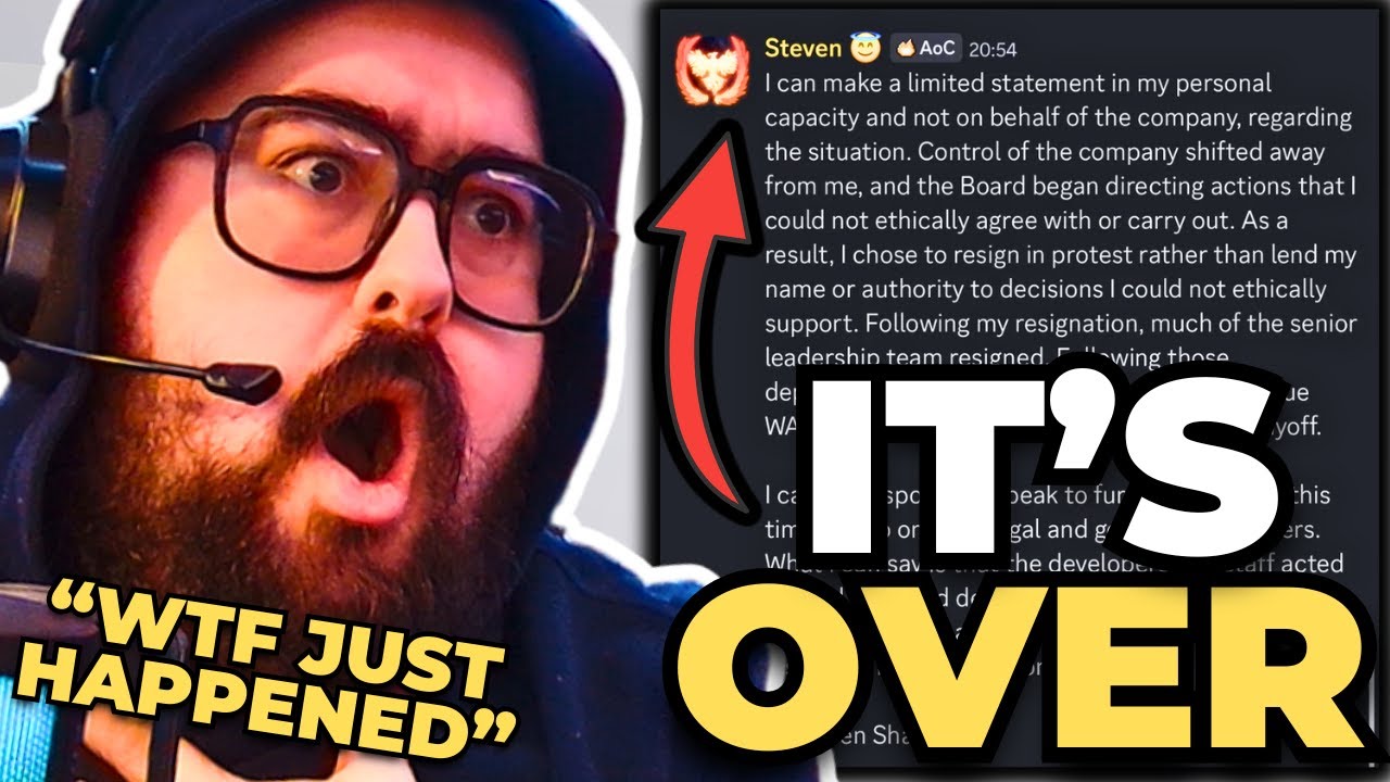 Ashes of Creation Just Shut Down... Steven Sharif Leaves